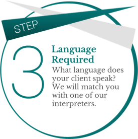 Step 3 - Provide us with the language required